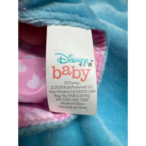 Disney Baby Cinderella Plush Security Blanket Lovey Blue & Pink 14" Soft Cuddly - Picture 7 of 9